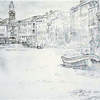 pencil sketch for grand canal venice 2008